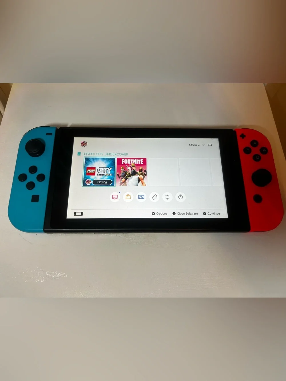 Nintendo Switch Neon Blue and Red